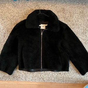 Abercrombie Sherpa Cropped Jacket